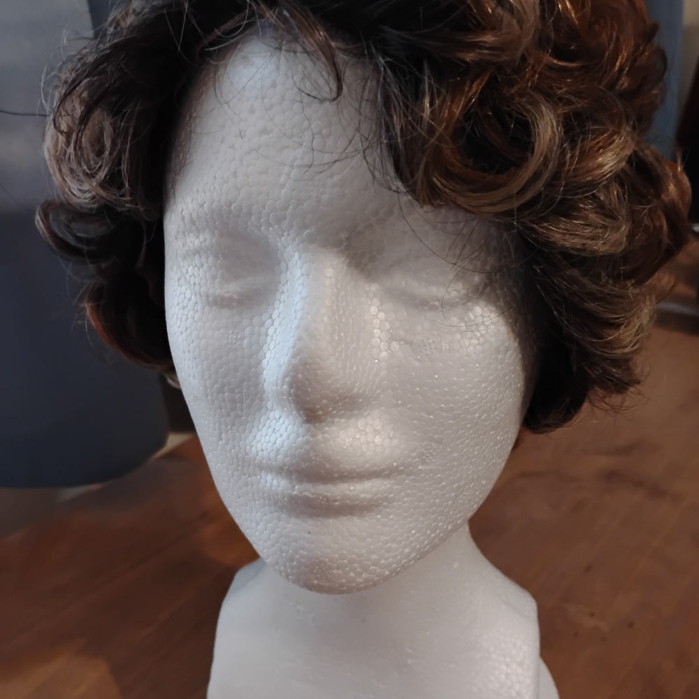 Curly Brown Wig for Women